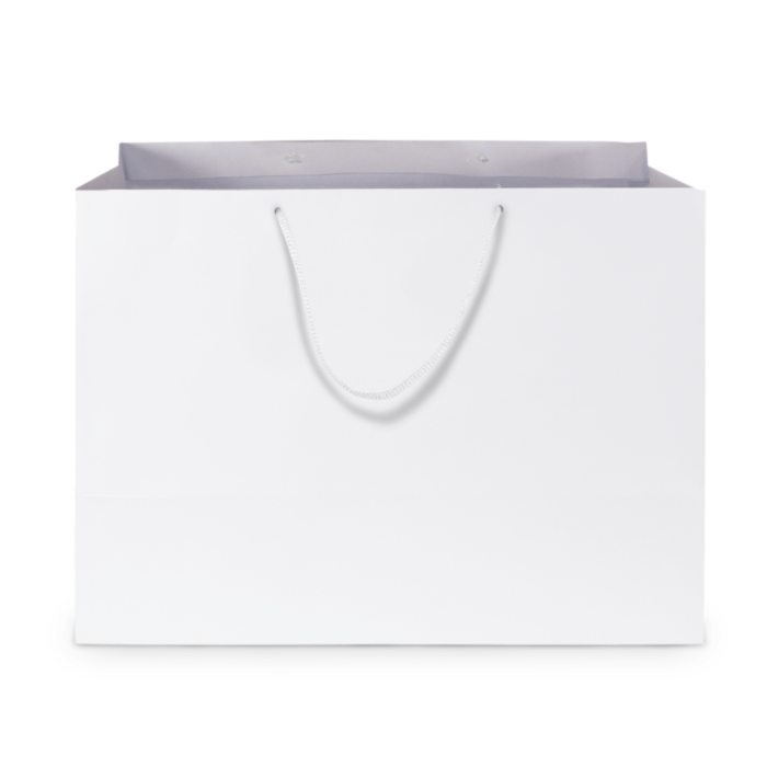 Sacola de Papel G1 Grande Branca 40x30x20 cm (10 Unidades) - Image 2