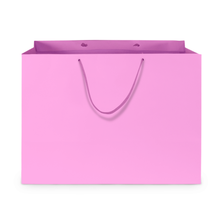 Sacola de Papel G1 Grande Rosa 40x30x20 cm (10 Unidades) - Image 2