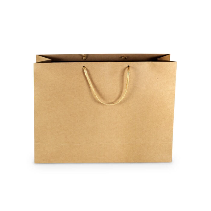Sacola de Papel M1 Média Kraft 36x28x11,5 cm (20 Unidades) - Image 2