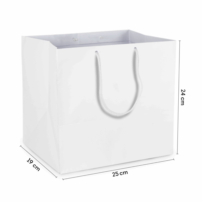 Sacola de Papel para Delivery M1 25x24x19 cm (10 Unidades)